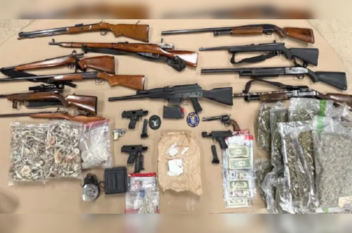 Michigan State Police Seize Firearms and Drugs In Lenawee County