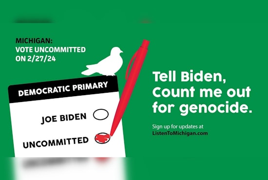 Michigan's Democratic Leaders Spearhead "Uncommitted" Vote in Primary Against Biden's Israel Policy