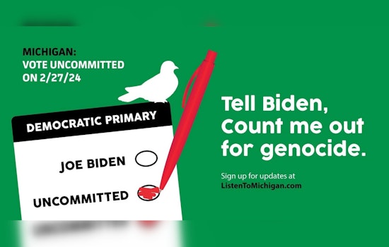 Michigan's Democratic Leaders Spearhead "Uncommitted" Vote in Primary Against Biden's Israel Policy