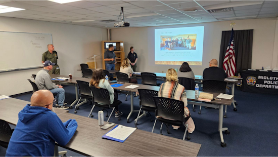Midlothian Police Swap Handcuffs for Textbooks in Citizen Police Academy Kickoff