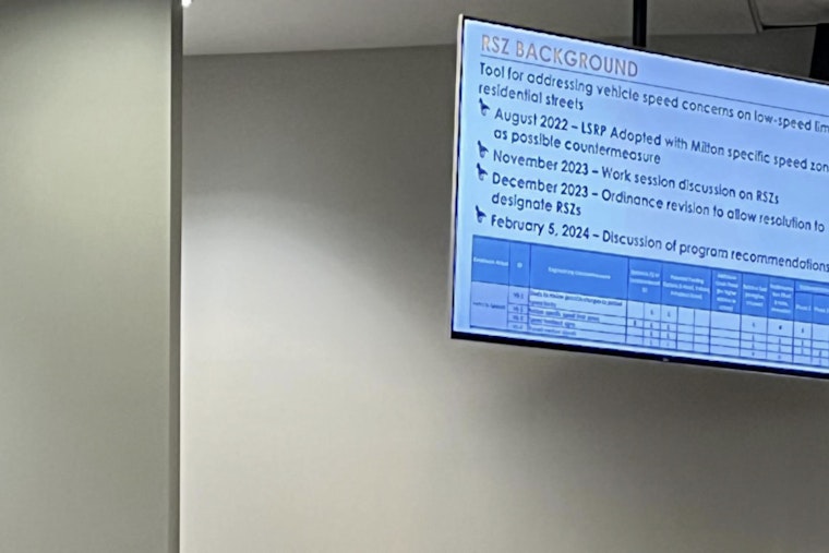 Milton City Council Accelerates Public Safety with New Residential Speed Zone Program