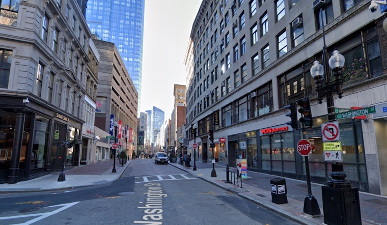 Miraculous Escape for Pedestrian as Massive Glass Window Plummets in Downtown Boston