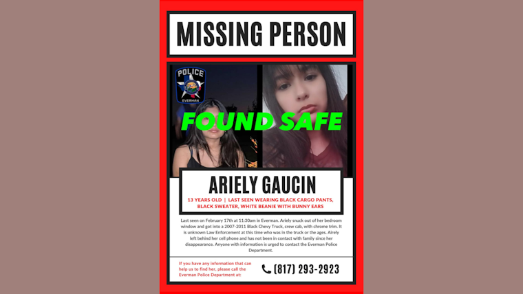 Missing Everman Teenager Found Safe, Reunited with Family, Police Express Gratitude for Community's Help