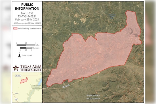 Moore County Breathes Sigh of Relief as Wildfire Near Dumas, Texas, Declared 100% Contained