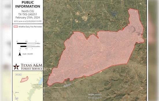Moore County Breathes Sigh of Relief as Wildfire Near Dumas, Texas, Declared 100% Contained