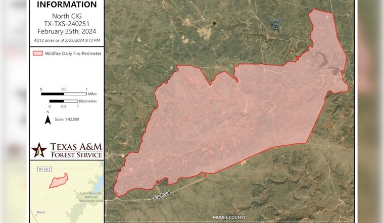 Moore County Breathes Sigh of Relief as Wildfire Near Dumas, Texas, Declared 100% Contained