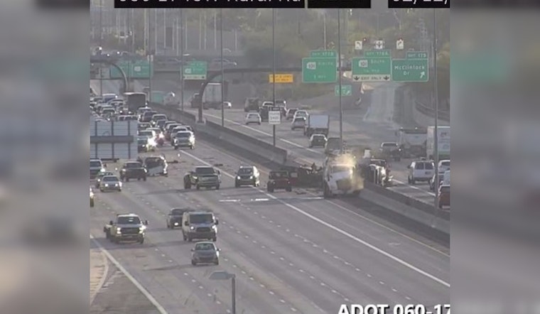 Morning Commute in Phoenix Disrupted by Multi-Vehicle Crash on US 60