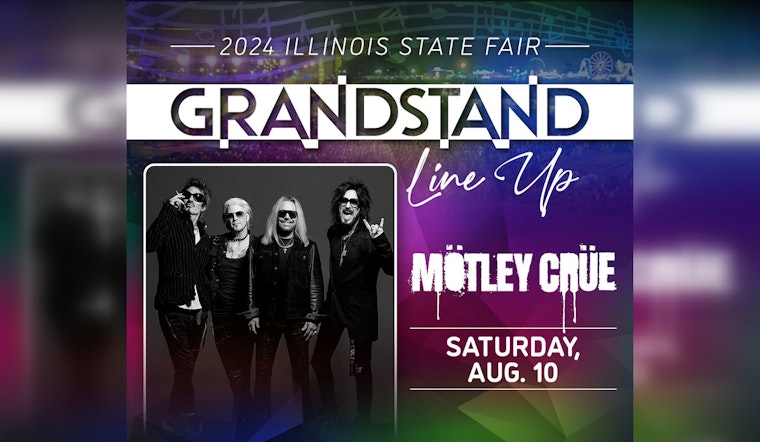 Mötley Crüe to Electrify Illinois State Fair — Legendary Los Angeles Rockers Set to Headline in Springfield