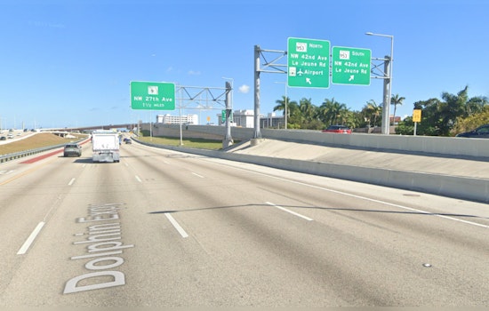 Motorcyclist Dies in Fiery Crash on Miami's Dolphin Expressway Ramp