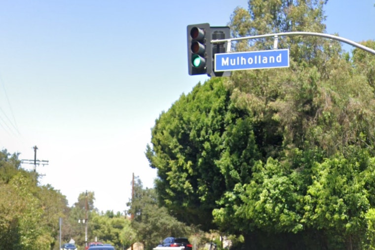 Mudslides Trigger Closure of Mulholland Drive in Studio City, Los Angeles Homes at Risk