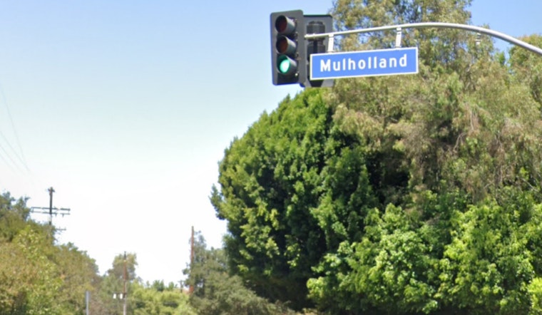 Mudslides Trigger Closure of Mulholland Drive in Studio City, Los Angeles Homes at Risk