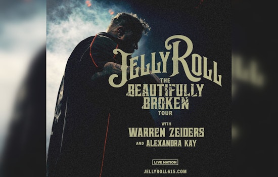 Nashville's Jelly Roll Announces "Beautifully Broken Tour" with Stops from Salt Lake City to Charlotte