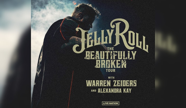 Nashville's Jelly Roll Announces "Beautifully Broken Tour" with Stops from Salt Lake City to Charlotte