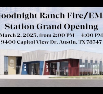 New Fire/EMS Station Set to Boost Emergency Services in Southeast Austin This Saturday
