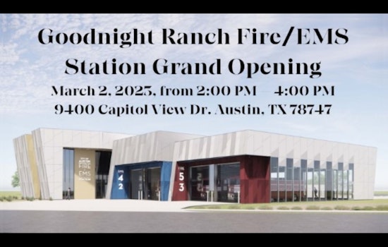 New Fire/EMS Station Set to Boost Emergency Services in Southeast Austin This Saturday