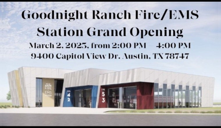 New Fire/EMS Station Set to Boost Emergency Services in Southeast Austin This Saturday