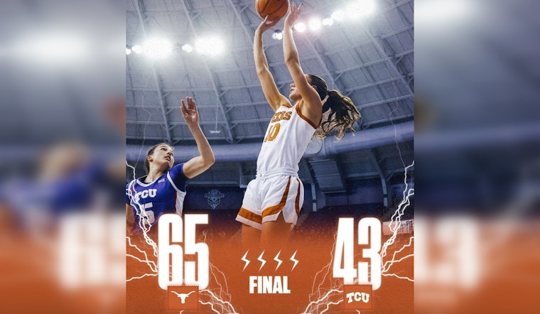 No. 7 Texas Longhorns Clinch Tie for Third in Big 12 With Dominant Win Over TCU Horned Frogs