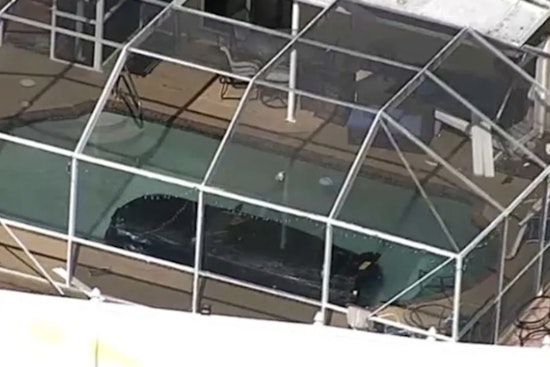 No Injuries Reported as Vehicle Makes Unplanned Dive into Margate Swimming Pool