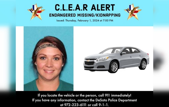 North Texas Woman Found Safe in Laredo, DeSoto Police Investigate Suspected Kidnapping