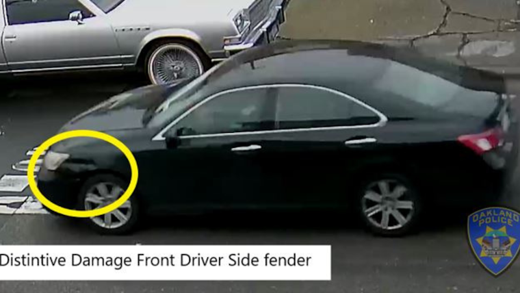 Oakland Police Seek Public's Aid in Locating Lexus Linked to Daylight Homicide on A Street