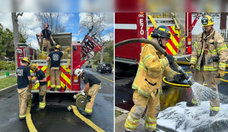 Orange County Fire Authority Extinguishes Santa Ana Blaze in Nine Minutes, One Injured