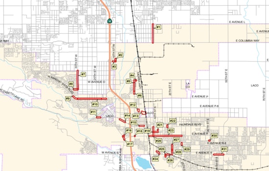 Palmdale Motorists, Expect Delays Amid Week-Long Road and Sewer Construction Projects