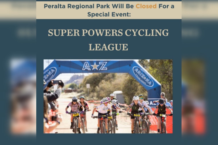 Peralta Regional Park to Host Interscholastic Arizona Cycling League's Superpowers Race This Weekend