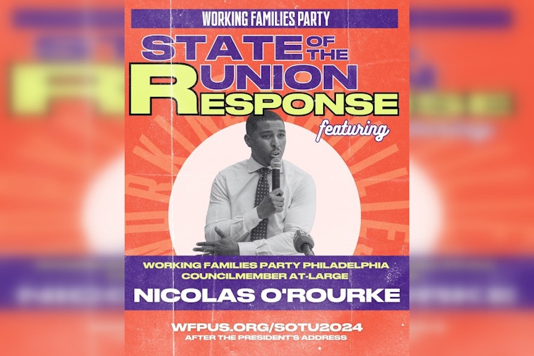 Philadelphia Councilmember Nicolas O’Rourke to Offer Progressive Counterpoint to Biden's State of the Union