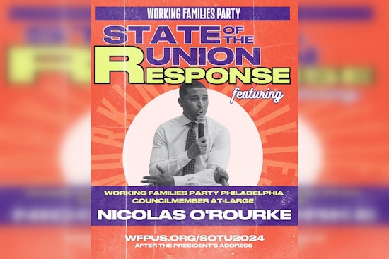 Philadelphia Councilmember Nicolas O’Rourke to Offer Progressive Counterpoint to Biden's State of the Union