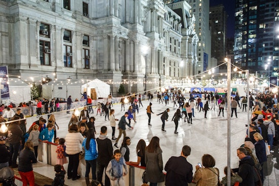 Philadelphia Skaters Enjoy Final Glides at Dilworth Park Ice Rink Before Spring Arrival