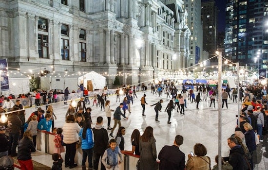 Philadelphia Skaters Enjoy Final Glides at Dilworth Park Ice Rink Before Spring Arrival