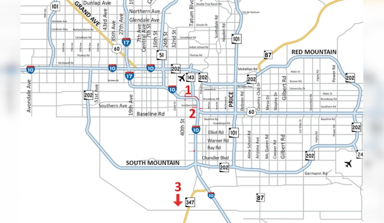 Phoenix Drivers Face Major Freeway Restrictions for Broadway Curve Project