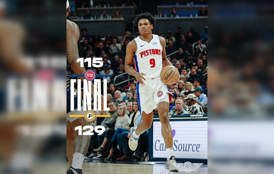Pistons' Rally Falls Short as Pacers Triumph 129-115 in Indianapolis Showdown