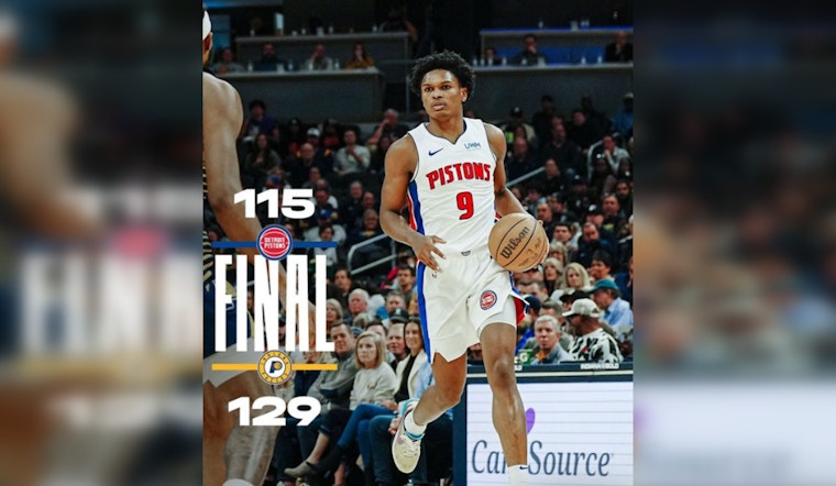 Pistons' Rally Falls Short as Pacers Triumph 129-115 in Indianapolis Showdown