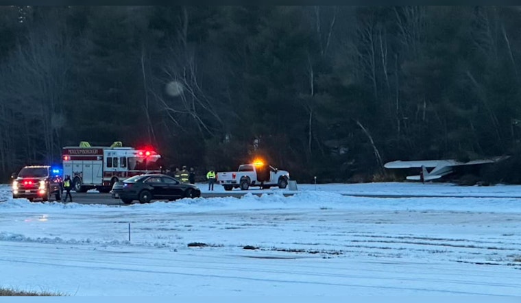 Plane Skids Off Runway at Moultonborough Airport, No Injuries as First Responders Swiftly Contain Minor Fuel Leak