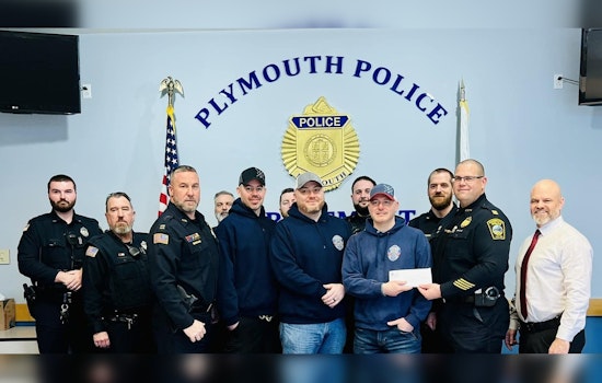 Plymouth Police Officers Donate Over $1K to Boost Law Enforcement Health Initiatives