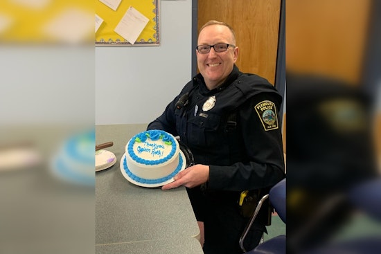 Plymouth's Manomet Elementary Honors Local Hero Officer Vinny Roth on National SRO Appreciation Day