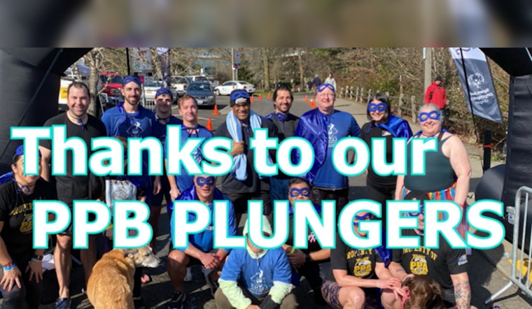 Portland Police Plunge into Chilly Willamette for Special Olympics Fundraiser, Raise Over $3,300