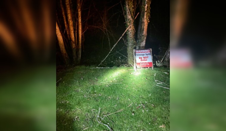 Portland Sewage Spill Sends 1,000 Gallons into Cedar Mill Creek; Health Advisories Issued