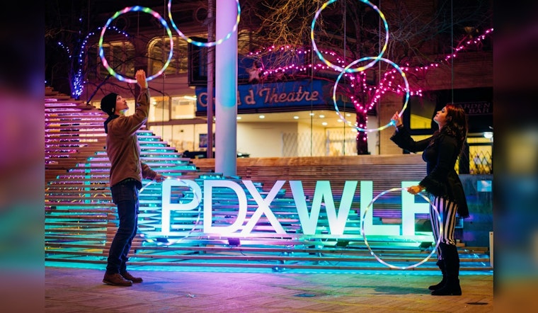 Portland Transforms into Luminous Art Playground for Winter Light Festival