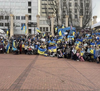 Portland Unites with Global 'Believe in Ukraine' Movement Amid Country's Fight for Stability and Growth