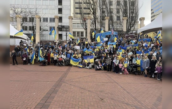 Portland Unites with Global 'Believe in Ukraine' Movement Amid Country's Fight for Stability and Growth