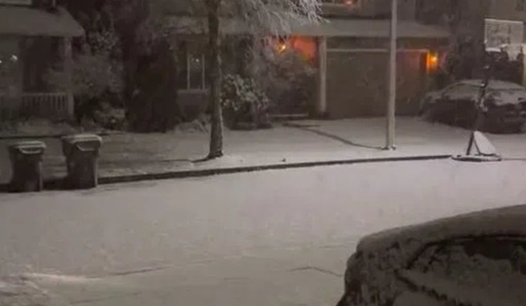 Power Outages and School Closures in Western Washington as Snow Blankets Region