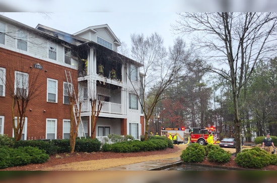 Quick-Thinking Firefighters Quell Balcony-Started Inferno at Suwanee Apartment Complex, Displacing 14