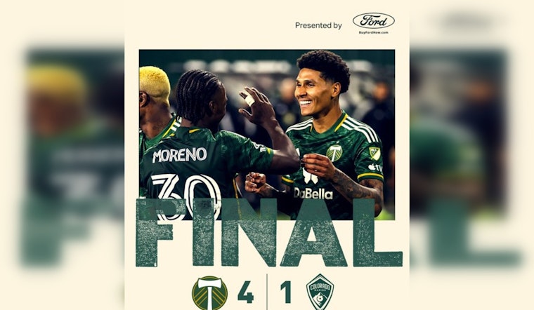 Rapids Stumble in Season Opener, Fall 4-1 to Timbers in Portland Despite Harris' Effort