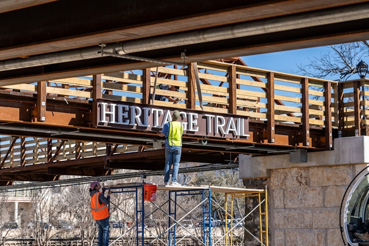 Round Rock's Heritage Trail West Nears Completion