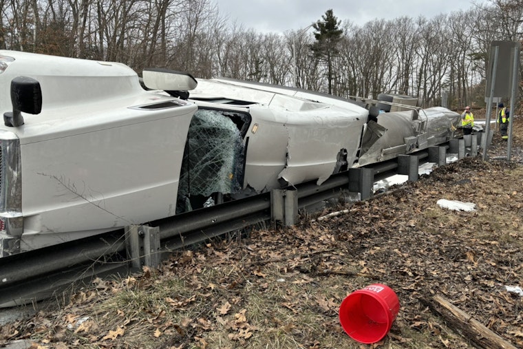 Route 12 to Mass Pike in Auburn Reopens After Tanker Spills 10,000 Gallons of Milk
