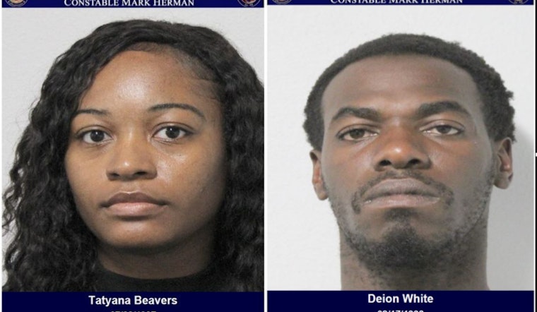 Routine Traffic Stop in Harris County Leads to Arrest of Two Suspects with Multiple Warrants