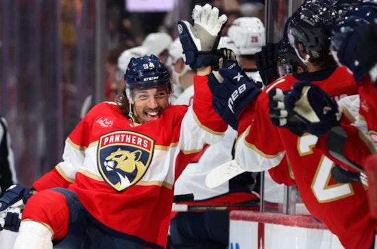 Ryan Lomberg's Last-Minute Goal Leads Panthers to 4-2 Victory Over Capitals, Paul Maurice Gains 849th Win