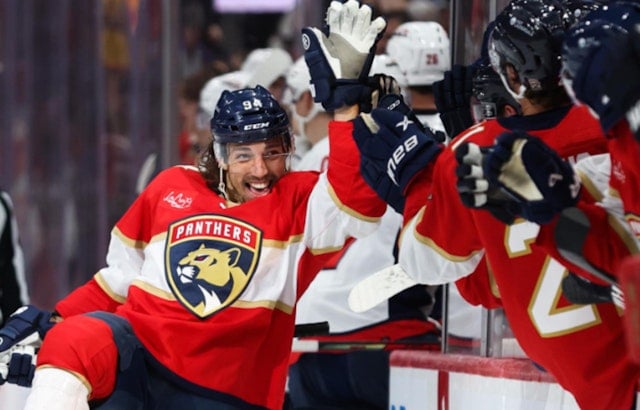 Ryan Lomberg's Last-Minute Goal Leads Panthers to 4-2 Victory Over Capitals, Paul Maurice Gains 849th Win